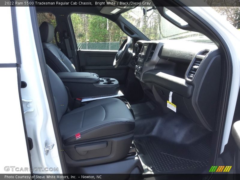 Bright White / Black/Diesel Gray 2022 Ram 5500 Tradesman Regular Cab Chassis