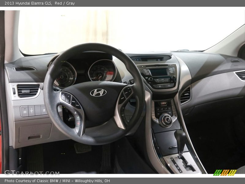 Red / Gray 2013 Hyundai Elantra GLS