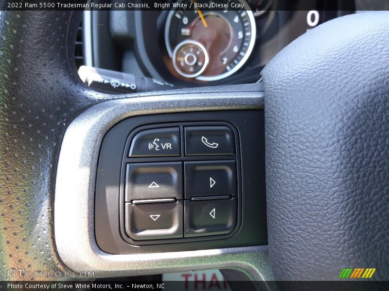 Bright White / Black/Diesel Gray 2022 Ram 5500 Tradesman Regular Cab Chassis