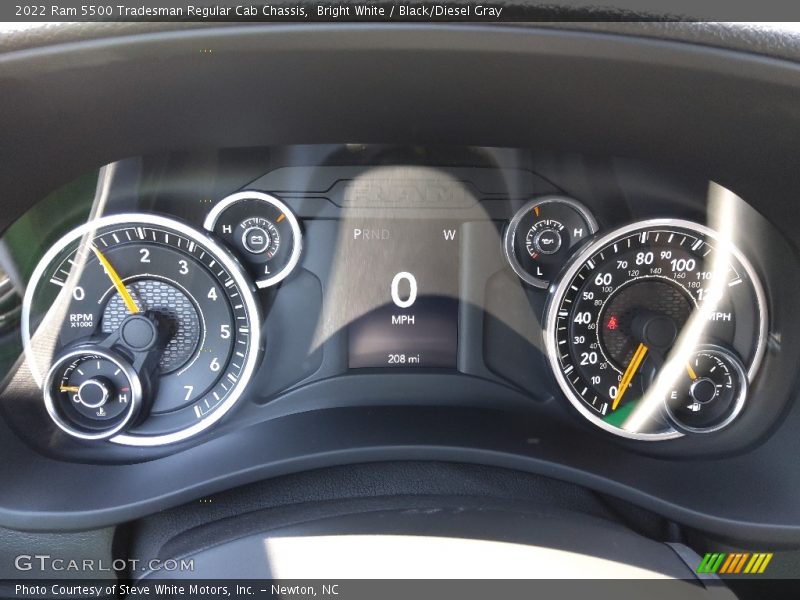 Bright White / Black/Diesel Gray 2022 Ram 5500 Tradesman Regular Cab Chassis