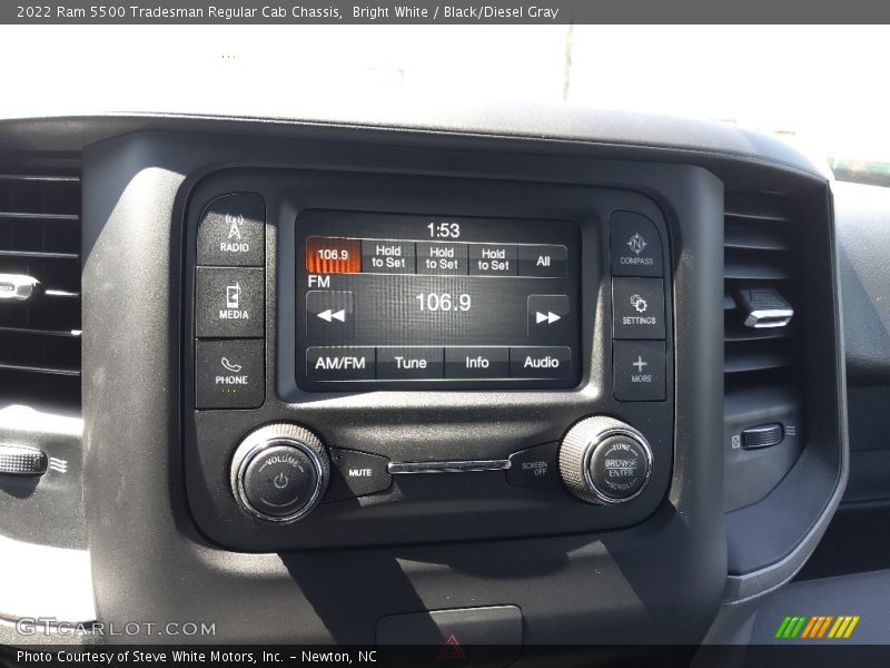 Bright White / Black/Diesel Gray 2022 Ram 5500 Tradesman Regular Cab Chassis