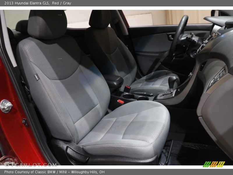 Red / Gray 2013 Hyundai Elantra GLS