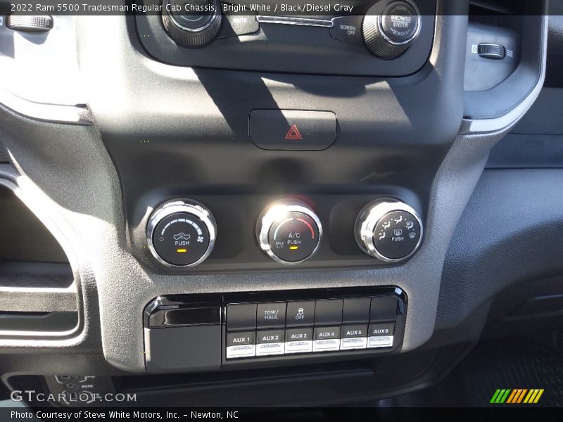 Bright White / Black/Diesel Gray 2022 Ram 5500 Tradesman Regular Cab Chassis