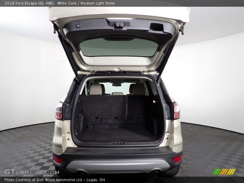 White Gold / Medium Light Stone 2018 Ford Escape SEL 4WD