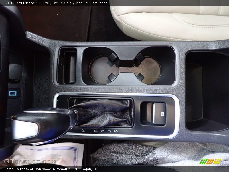 White Gold / Medium Light Stone 2018 Ford Escape SEL 4WD