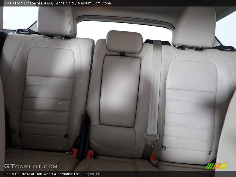 White Gold / Medium Light Stone 2018 Ford Escape SEL 4WD