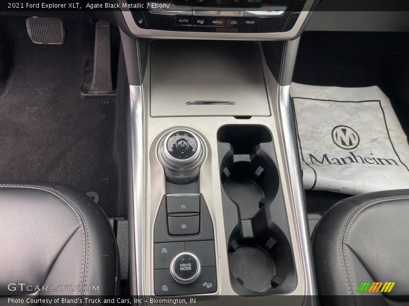 Agate Black Metallic / Ebony 2021 Ford Explorer XLT