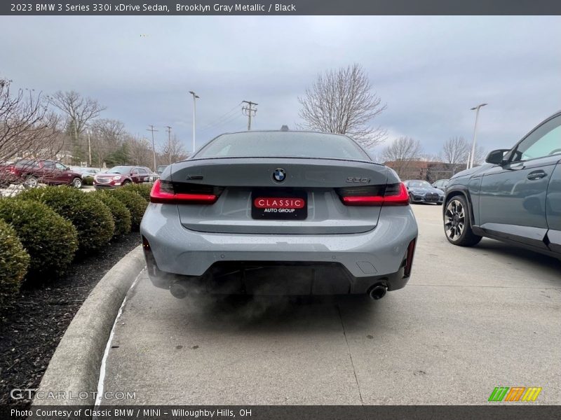 Brooklyn Gray Metallic / Black 2023 BMW 3 Series 330i xDrive Sedan