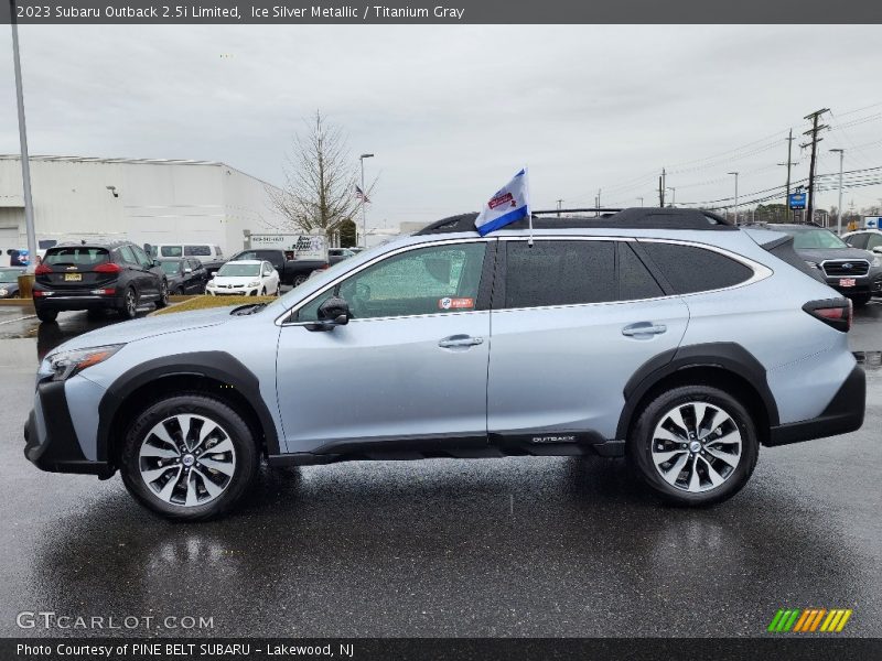 Ice Silver Metallic / Titanium Gray 2023 Subaru Outback 2.5i Limited