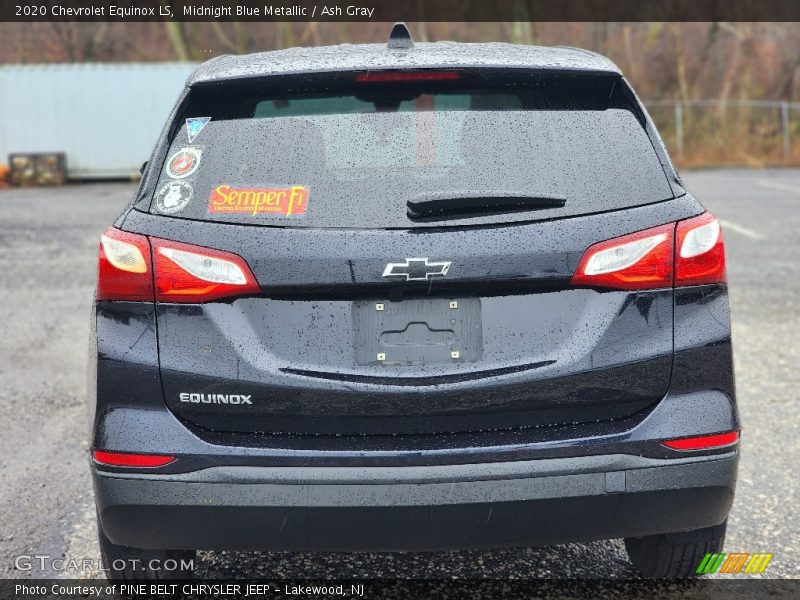 Midnight Blue Metallic / Ash Gray 2020 Chevrolet Equinox LS