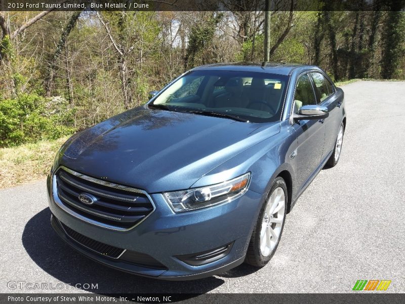 Blue Metallic / Dune 2019 Ford Taurus Limited