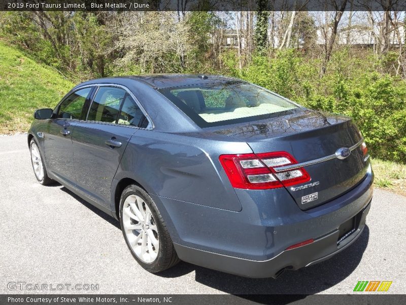 Blue Metallic / Dune 2019 Ford Taurus Limited