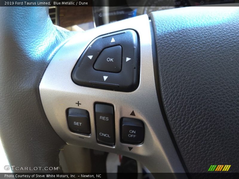Blue Metallic / Dune 2019 Ford Taurus Limited