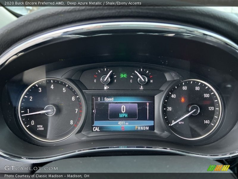 Deep Azure Metallic / Shale/Ebony Accents 2020 Buick Encore Preferred AWD