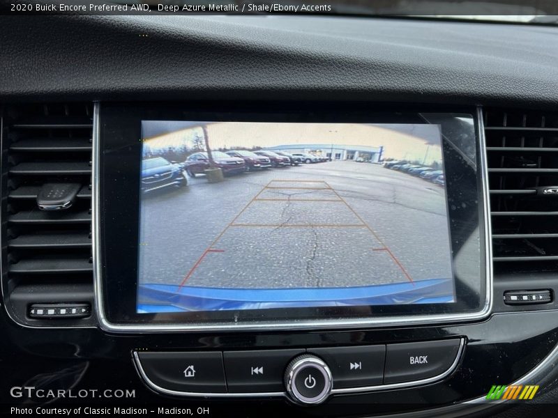 Deep Azure Metallic / Shale/Ebony Accents 2020 Buick Encore Preferred AWD