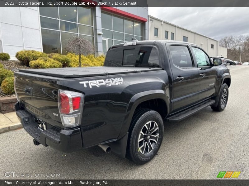 Black / Black/Cement 2023 Toyota Tacoma TRD Sport Double Cab 4x4