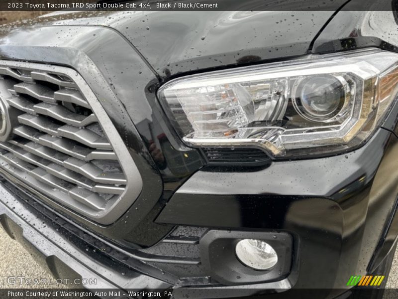 Black / Black/Cement 2023 Toyota Tacoma TRD Sport Double Cab 4x4