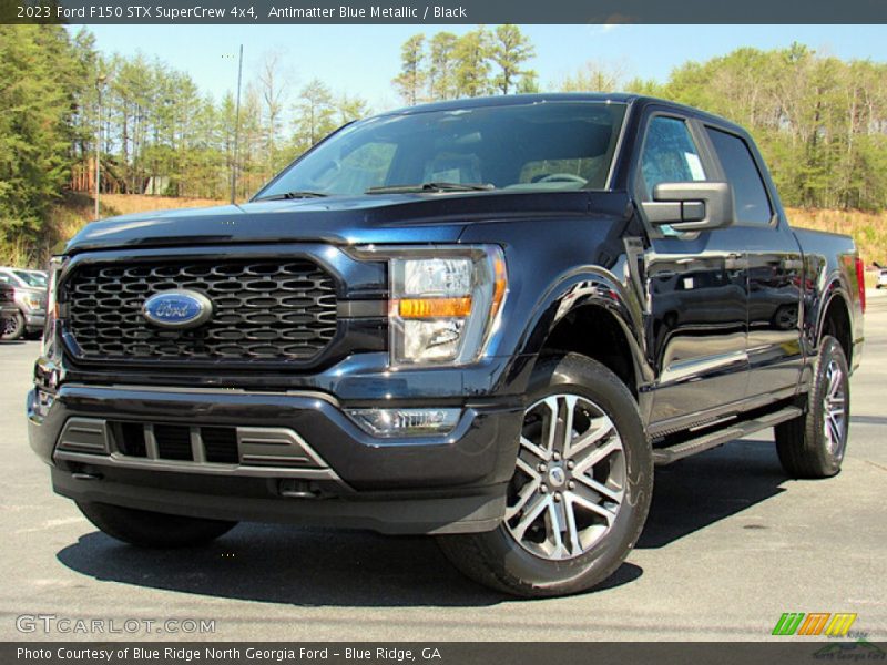 Antimatter Blue Metallic / Black 2023 Ford F150 STX SuperCrew 4x4