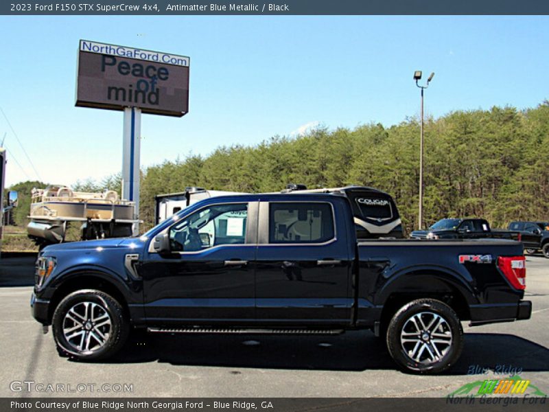 Antimatter Blue Metallic / Black 2023 Ford F150 STX SuperCrew 4x4