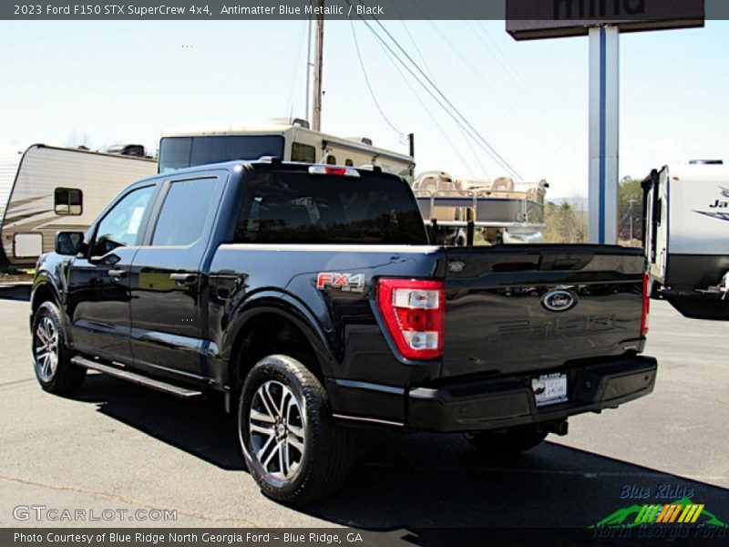 Antimatter Blue Metallic / Black 2023 Ford F150 STX SuperCrew 4x4