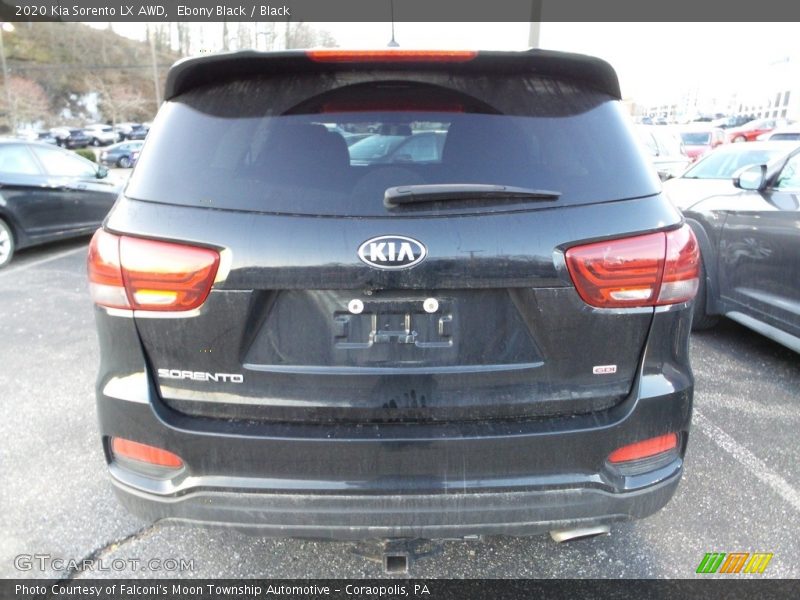 Ebony Black / Black 2020 Kia Sorento LX AWD