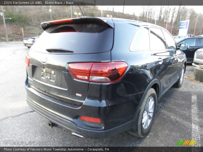 Ebony Black / Black 2020 Kia Sorento LX AWD