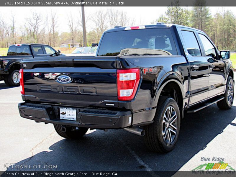 Antimatter Blue Metallic / Black 2023 Ford F150 STX SuperCrew 4x4
