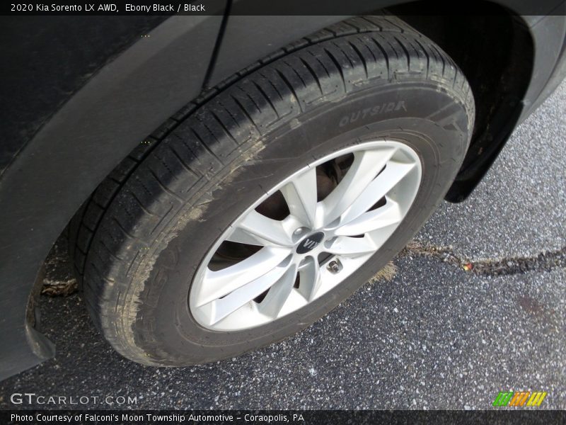 Ebony Black / Black 2020 Kia Sorento LX AWD