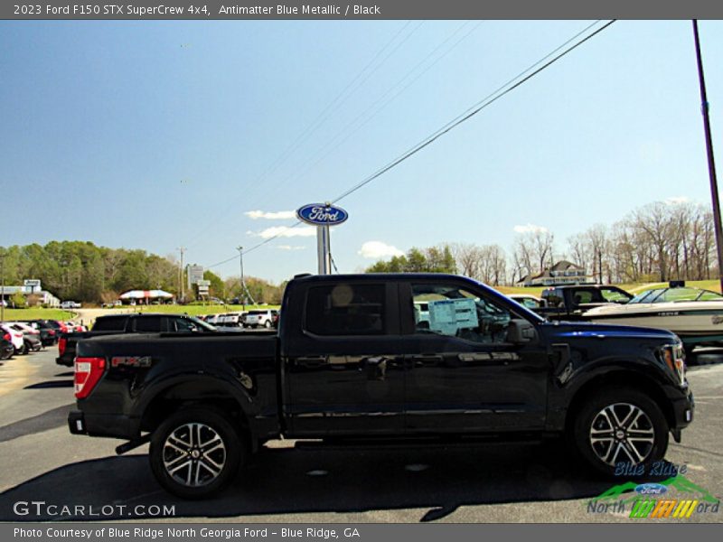 Antimatter Blue Metallic / Black 2023 Ford F150 STX SuperCrew 4x4