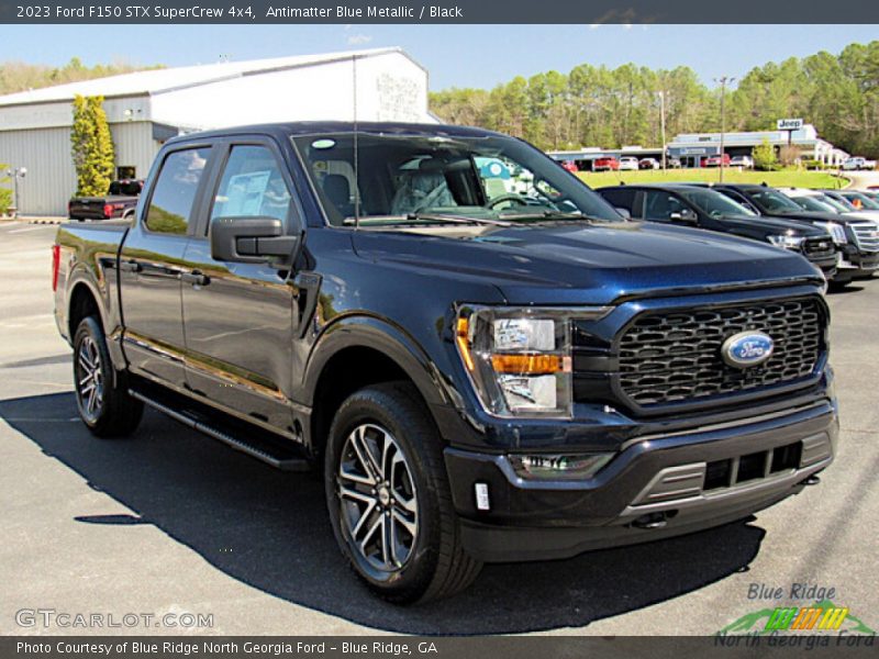 Antimatter Blue Metallic / Black 2023 Ford F150 STX SuperCrew 4x4