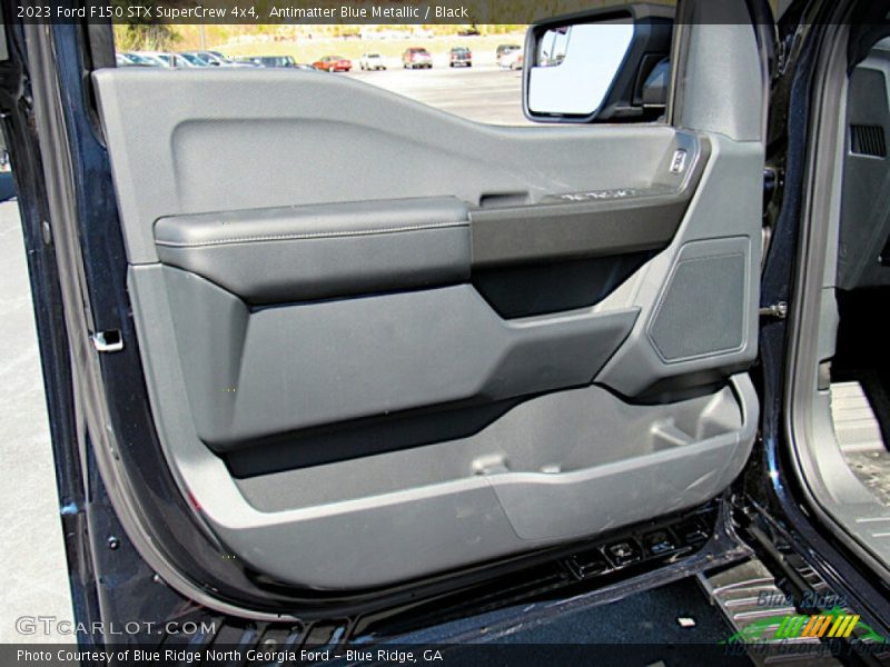 Antimatter Blue Metallic / Black 2023 Ford F150 STX SuperCrew 4x4