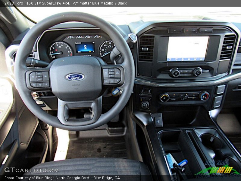 Antimatter Blue Metallic / Black 2023 Ford F150 STX SuperCrew 4x4