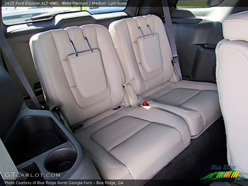 White Platinum / Medium Light Stone 2015 Ford Explorer XLT 4WD