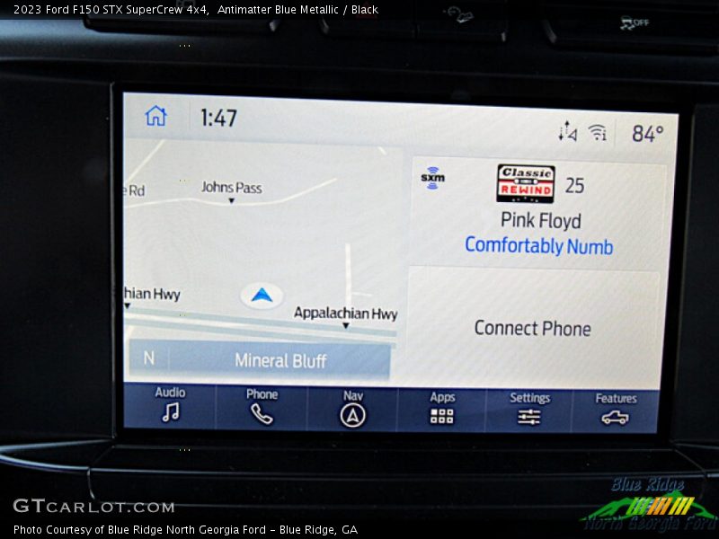 Antimatter Blue Metallic / Black 2023 Ford F150 STX SuperCrew 4x4