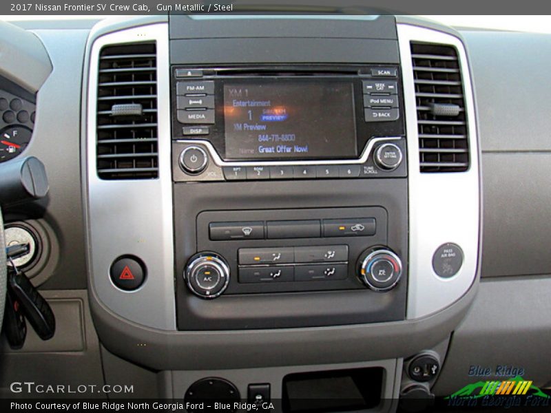Controls of 2017 Frontier SV Crew Cab