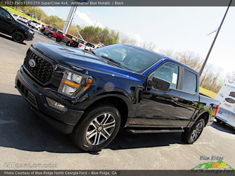 Antimatter Blue Metallic / Black 2023 Ford F150 STX SuperCrew 4x4