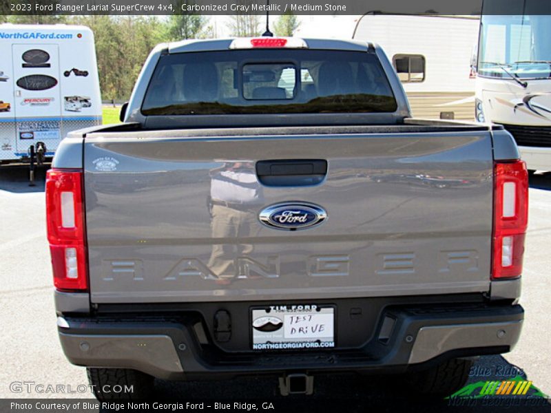 Carbonized Gray Metallic / Medium Stone 2023 Ford Ranger Lariat SuperCrew 4x4