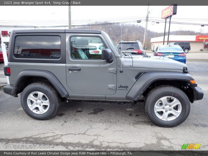 Sting-Gray / Black 2023 Jeep Wrangler Sport 4x4