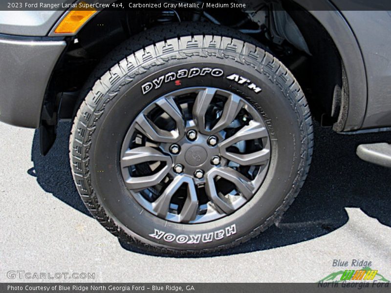Carbonized Gray Metallic / Medium Stone 2023 Ford Ranger Lariat SuperCrew 4x4
