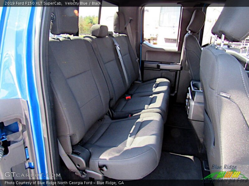 Velocity Blue / Black 2019 Ford F150 XLT SuperCab