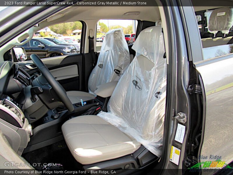 Carbonized Gray Metallic / Medium Stone 2023 Ford Ranger Lariat SuperCrew 4x4