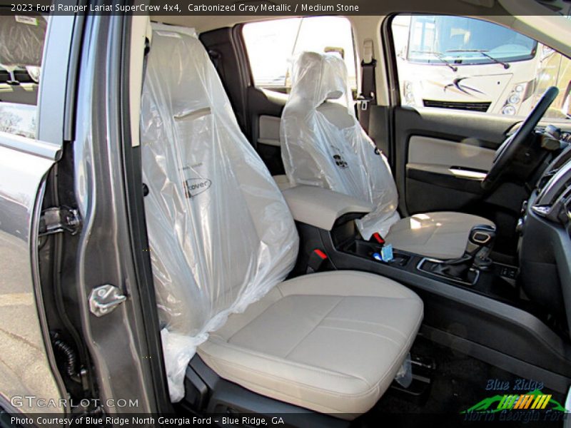 Carbonized Gray Metallic / Medium Stone 2023 Ford Ranger Lariat SuperCrew 4x4