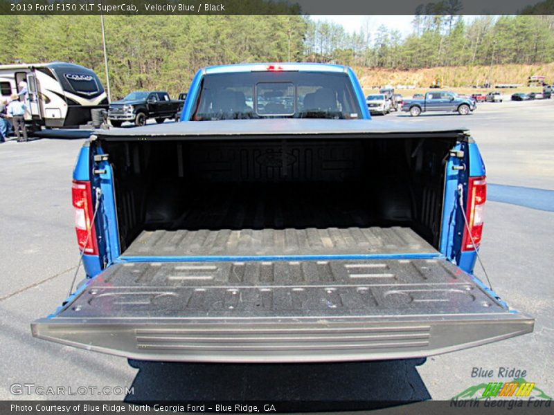 Velocity Blue / Black 2019 Ford F150 XLT SuperCab