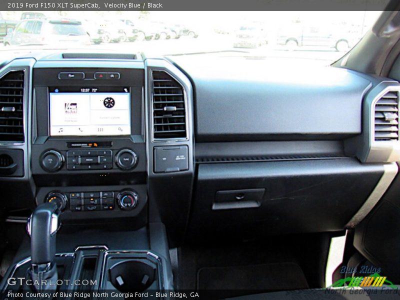 Velocity Blue / Black 2019 Ford F150 XLT SuperCab