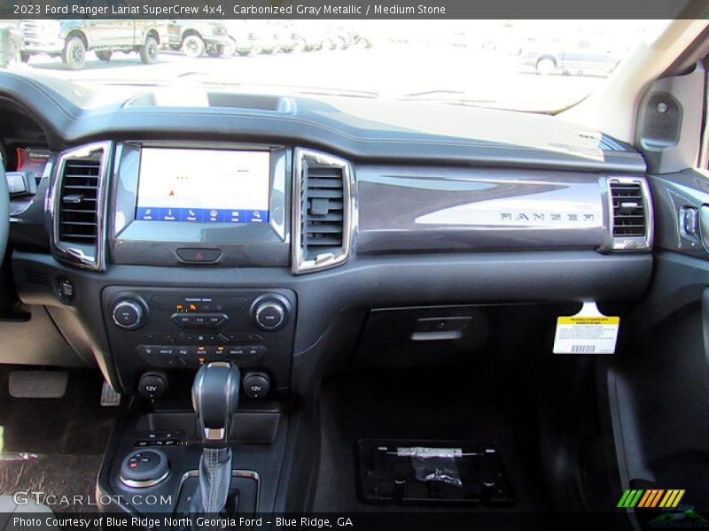 Carbonized Gray Metallic / Medium Stone 2023 Ford Ranger Lariat SuperCrew 4x4