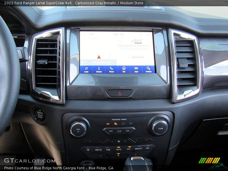 Carbonized Gray Metallic / Medium Stone 2023 Ford Ranger Lariat SuperCrew 4x4