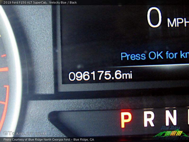 Velocity Blue / Black 2019 Ford F150 XLT SuperCab