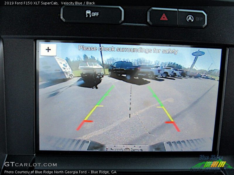 Velocity Blue / Black 2019 Ford F150 XLT SuperCab