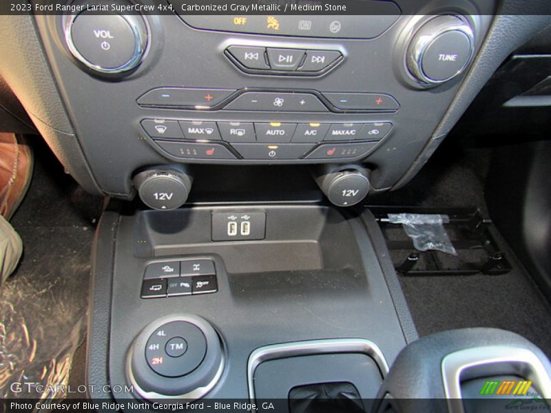 Carbonized Gray Metallic / Medium Stone 2023 Ford Ranger Lariat SuperCrew 4x4