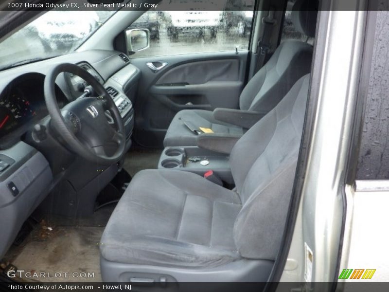 Silver Pearl Metallic / Gray 2007 Honda Odyssey EX